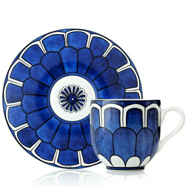 hermes blue and white china