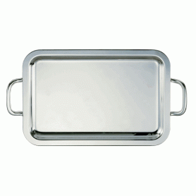 rectangular tray with handles