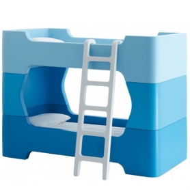 letto a castello Bunky blue