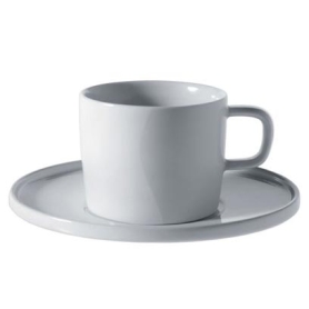 6 espresso cups with saucers