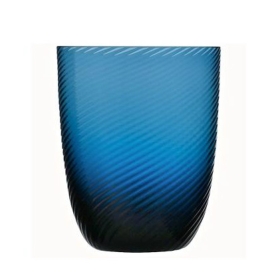 6 bicchieri acqua blu rigadin ritorto