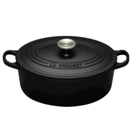 casseruola ovale cm 29 nera
