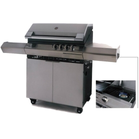 Barbecue BDT4EP con fornello laterale