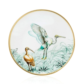 bread and butter plate Birds cm 14