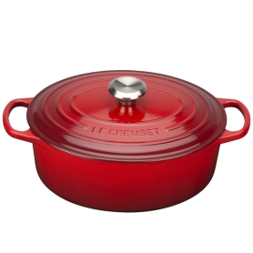 casseruola ovale cm 31 rossa