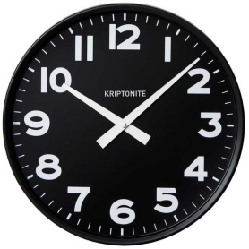 orologio da parete nero cm 42