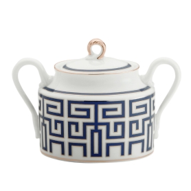 sugar pot with cover