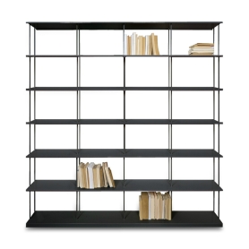 bookshelf cm 203x200 black