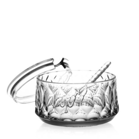 sugar bowl with spoon