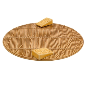 cheese tray yellow cm 26
