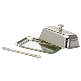 butter dish with spreader