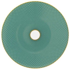 2 dessert plates turquoise