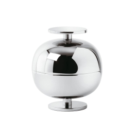 doppia coppa Gio Ponti cm 11 acciaio lucido