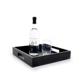 MDF tray black 40x40