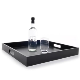 MDF tray black 48x48