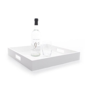 MDF tray white 40x40