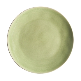 6 dinner plates cm 27 lightgreen