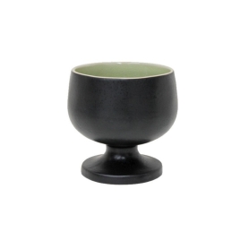 6 footed dessert bowls cm 12 lightgreen