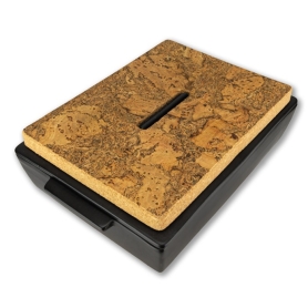 oven dish with cover black L