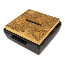 oven dish with cover black M