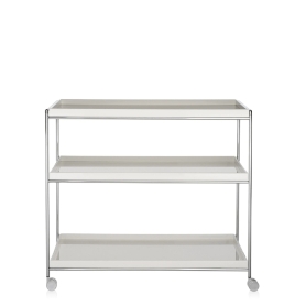 Trays trolley white