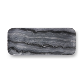 grey marble tray