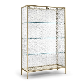 Echo sideboard/showcase champagne prifiles and extralight glass