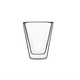 6 bicchierini in vetro termico 8,5cl