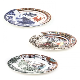 Set of 3 dinner plates I edition decoration