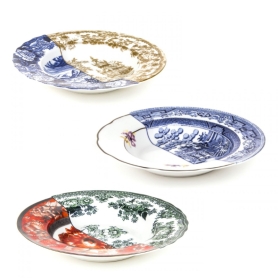 Set of 3 soup plates I edition decoration