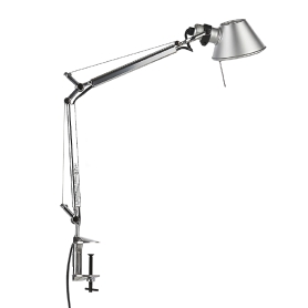 Tolomeo micro table lamp with clip aluminuim