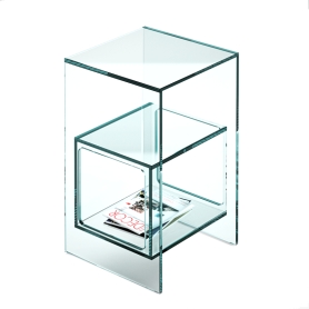Magique bed side table trasparent extralight