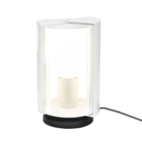 Pivotante à poser lampada da tavolo bianco