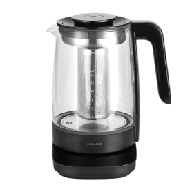 bollitore elettrico in vetro nero