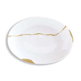 deep oval plate cm.39x28