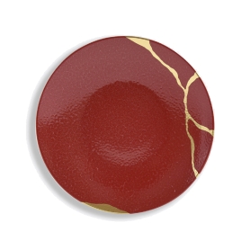 6 dessert plates cm 21,5 rouge empereur