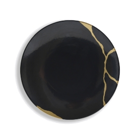 6 dessert plates cm 21,5 charbon