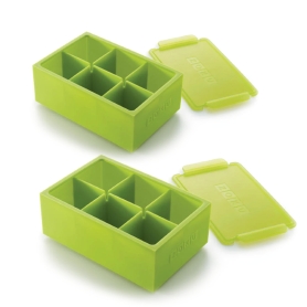 coppia di stampi per cubi in ghiaccio