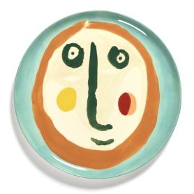 Piatto torta Feast face 2 cm 35