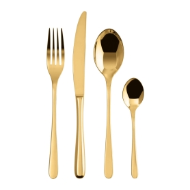 servizio posate PVD gold 24 pezzi