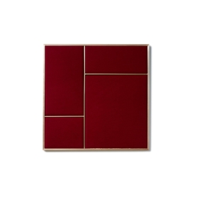 Nouveau Medium pannello tessile decorativo e fonoassorbente Rouge noir