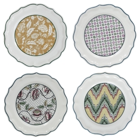 set of 4 dessert plates cm 23,2