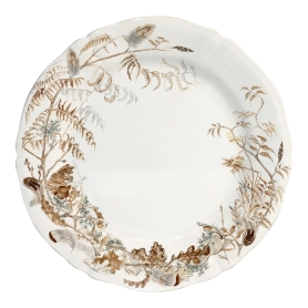 6 american dinner plates cm 27,3