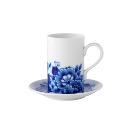 set 6 espresso cups with saucers