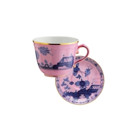 set 6 espresso cups with saucers