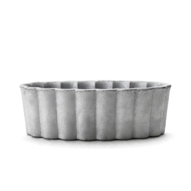 aluminium centerpiece/plant pot