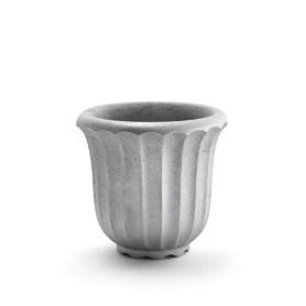 vaso portapiante in alluminio