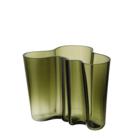 vaso Aalto verde muschio cm 16