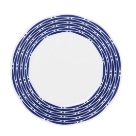 6 dinner plates white cm 25,5