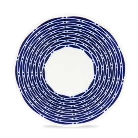 6 deep plates white cm 19,5